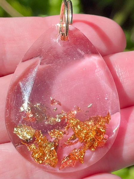 Beautiful Copper Resin Pendant - Morganna’s Treasures
