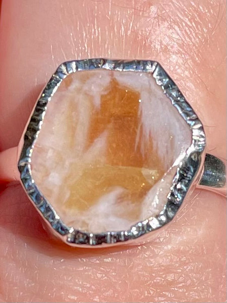 Citrine Stalactite Ring Size 9 - Morganna’s Treasures 