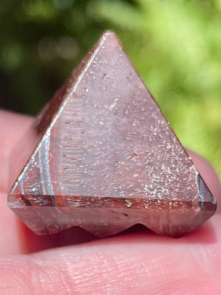 Red Tigers Eye Lemurian Power Pyramid - Morganna’s Treasures 