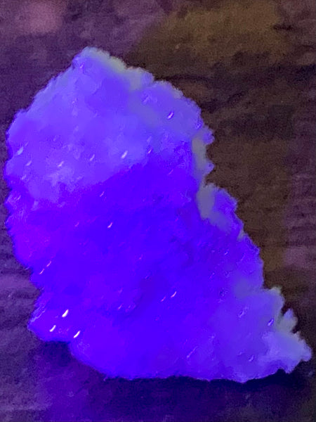 Fluorescent White Aragonite - Morganna’s Treasures 