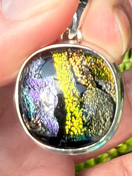 Dichroic Glass Pendant - Morganna’s Treasures
