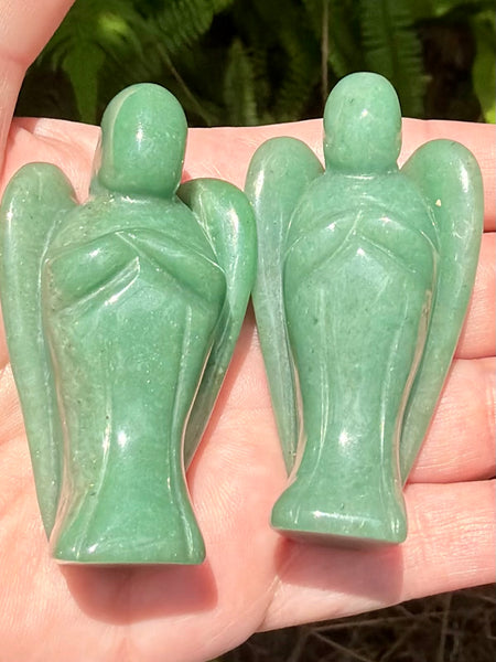 Green Aventurine Pocket Angel - Morganna’s Treasures