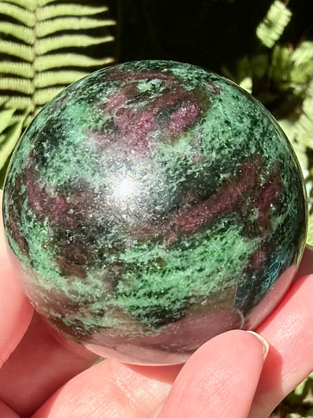 Ruby in Zoisite Sphere - Morganna’s Treasures