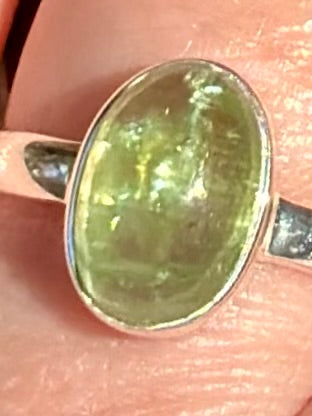 Green Kyanite Ring Size 8 - Morganna’s Treasures