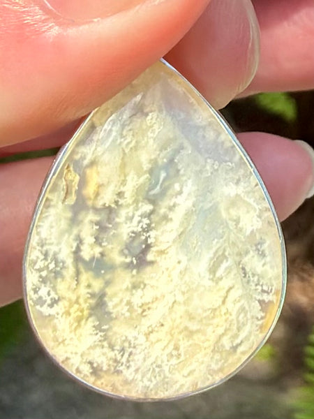 Graveyard Plume Agate Pendant