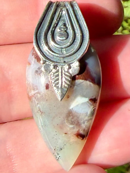 Aqua Chrysoprase Pendant