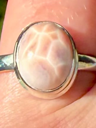 Natrolite Ring Size 8