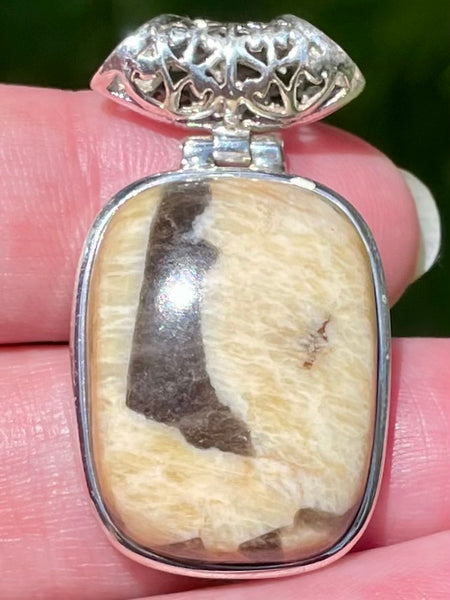 Peanut Wood Jasper Pendant - Morganna’s Treasures 