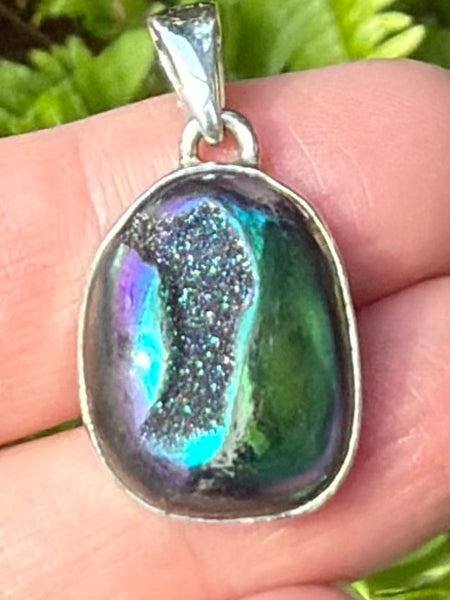 Titanium Aura Window Quartz Pendant - Morganna’s Treasures