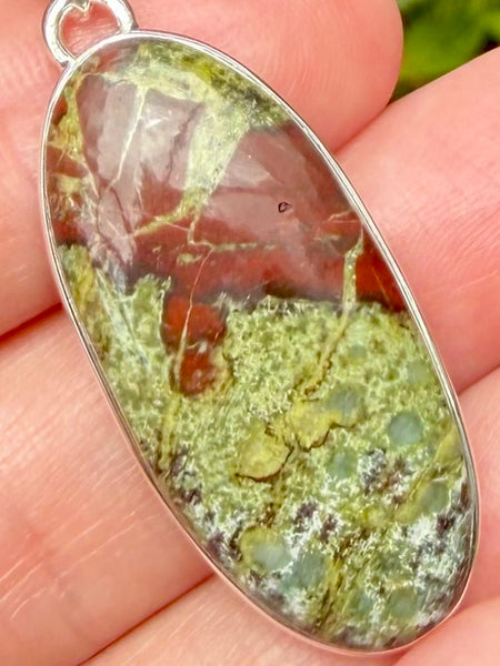 Beautiful Dragon Bloodstone Pendant - Morganna’s Treasures