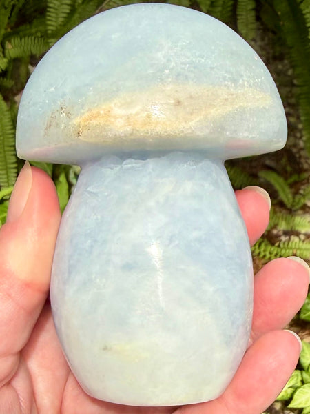 Blue Calcite Mushroom
