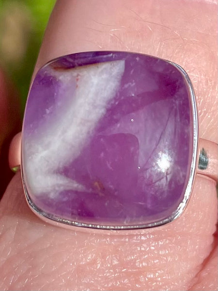 Chevron Amethyst Ring Size 7.5 - Morganna’s Treasures