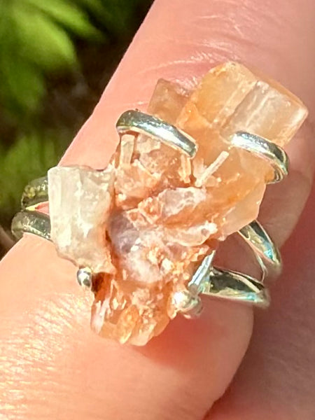 Heulandite Cluster Ring Size 6
