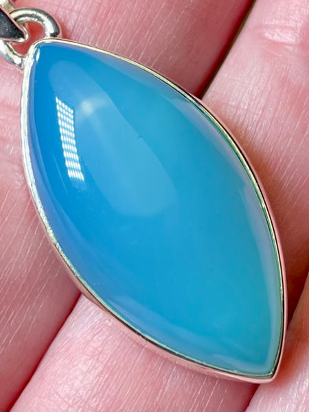 Blue Chalcedony Pendant - Morganna’s Treasures