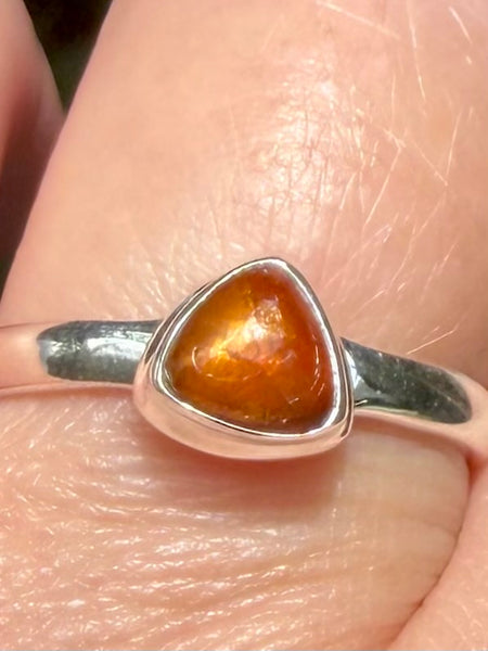 Orange Kyanite Ring Size 9