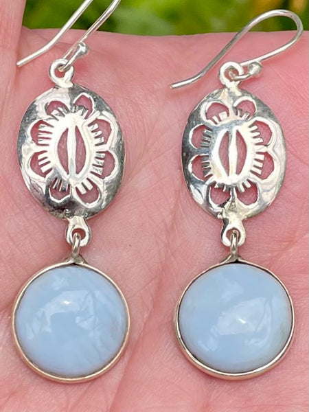 Blue Aragonite Earrings - Morganna’s Treasures 