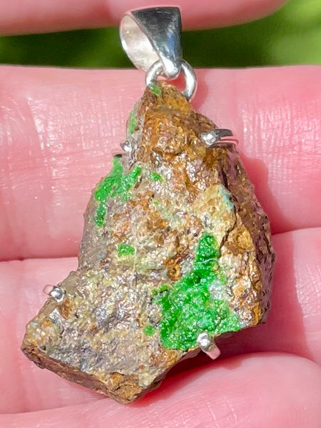 Rough Conichalcite Pendant - Morganna’s Treasures