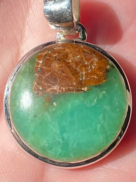 Boulder Chrysoprase Pendant - Morganna’s Treasures