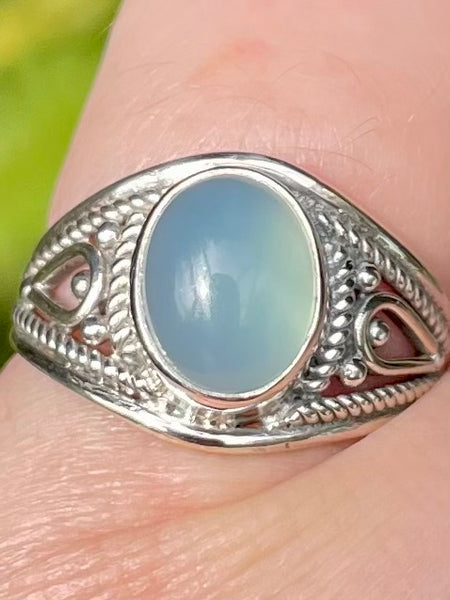 Aqua Chalcedony Ring Size 6 - Morganna’s Treasures 