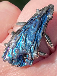 Rainbow Aura Kyanite Ring Size 8 - Morganna’s Treasures