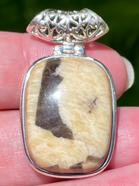 Peanut Wood Jasper Pendant - Morganna’s Treasures 