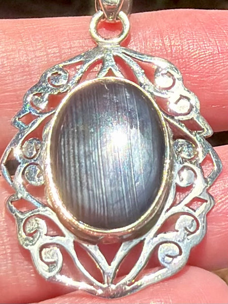 Psilomelane Pendant