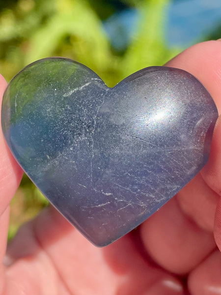 Teal Fluorite Heart - Morganna’s Treasures 