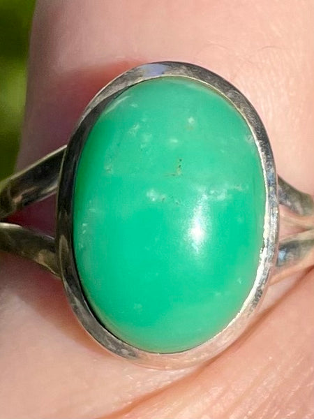 Chrysoprase Ring Size 7 - Morganna’s Treasures