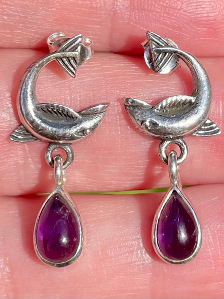 Purple Amethyst Earrings - Morganna’s Treasures