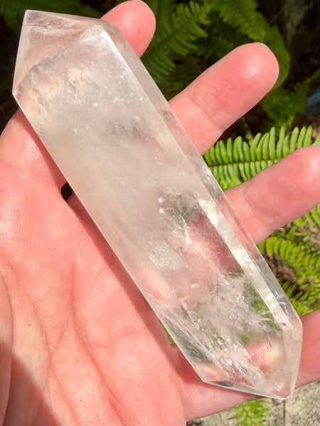 Double-Terminated Clear Quartz Wand - Morganna’s Treasures