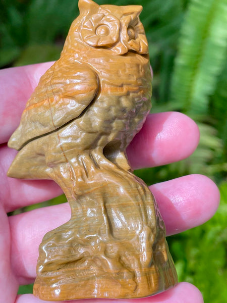 Yellow Jasper Owl - Morganna’s Treasures