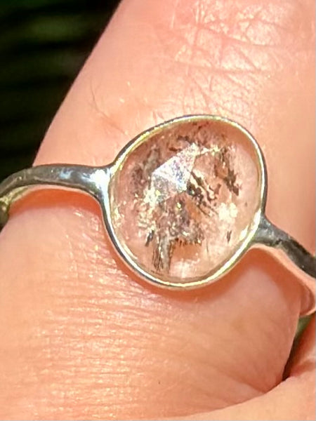 Herkimer Diamond Ring Size 7