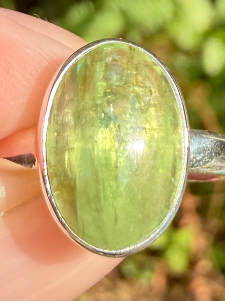 Green Kyanite Ring Size 8 - Morganna’s Treasures