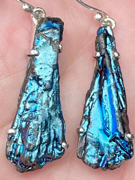 Rainbow Aura Kyanite Earrings - Morganna’s Treasures 