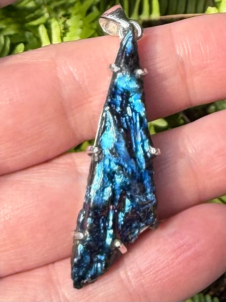 Rainbow Aura Kyanite Pendant - Morganna’s Treasures