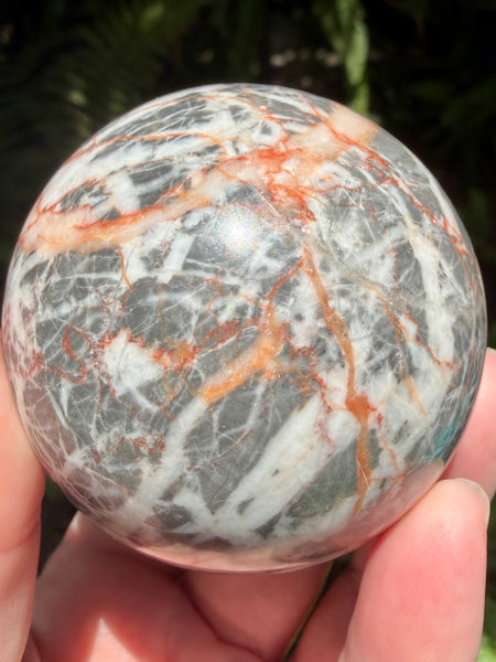Spider Web Jasper Sphere