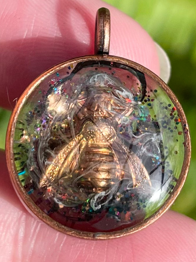 Bumblebee and selling Opal Pendant