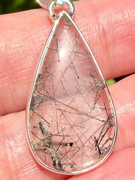 Tourmalinated Quartz Pendant
