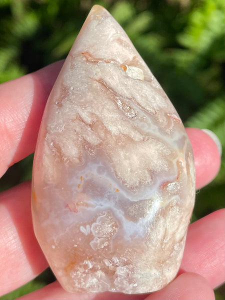 Small Flower Agate Flame - Morganna’s Treasures 