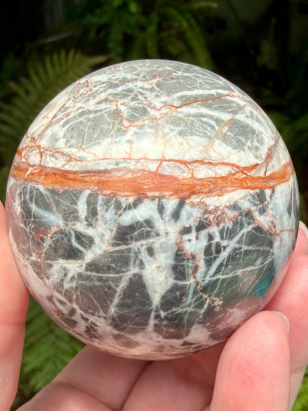 Spider Web Jasper Sphere
