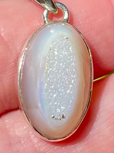 Angel Aura Quartz Druzy Pendant - Morganna’s Treasures