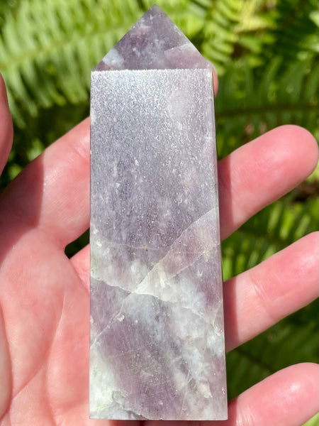 Large Lepidolite Obelisk - Morganna’s Treasures 