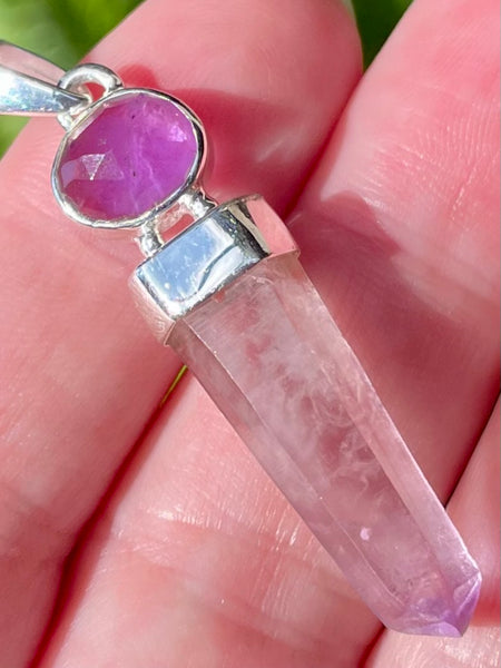 Rare Vera Cruz Amethyst and Amethyst Pendant - Morganna’s Treasures 