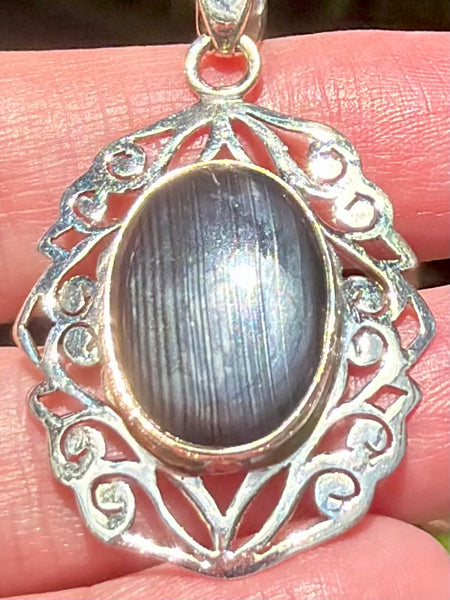 Psilomelane Pendant