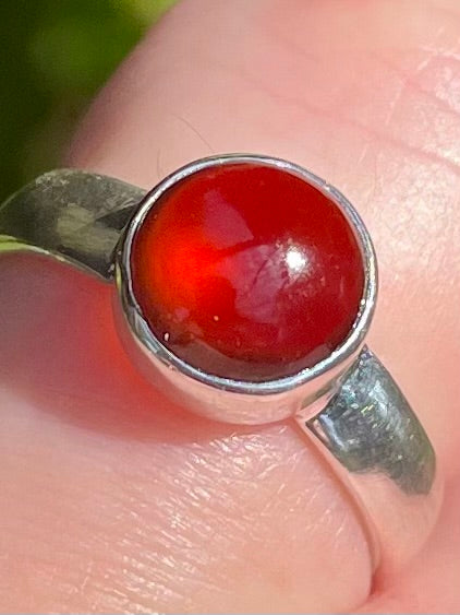 Hessonite Garnet Ring Size 6 - Morganna’s Treasures 