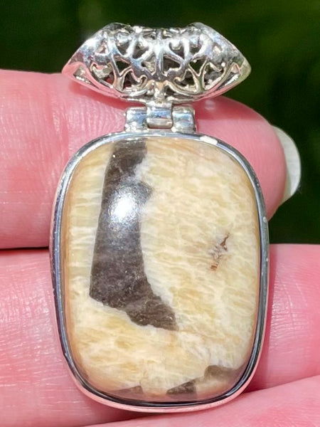 Peanut Wood Jasper Pendant - Morganna’s Treasures 