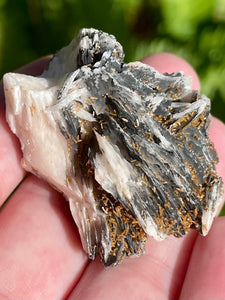 Vanadinite on Barite Crystal Cluster - Morganna’s Treasures 