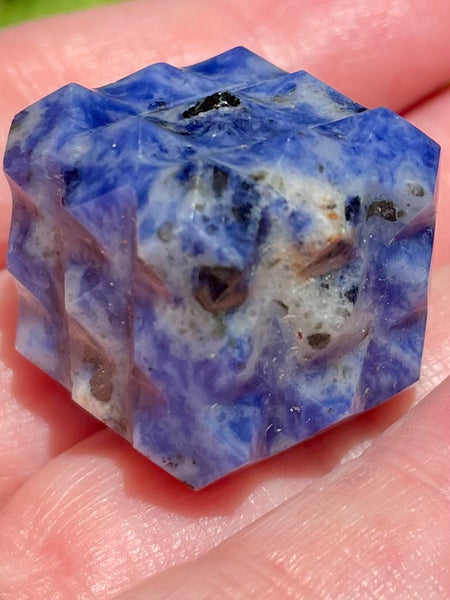 Lapis Lazuli Lemurian Power Cube - Morganna’s Treasures