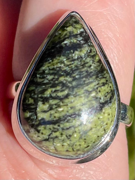 Forest Green Jasper Ring Size 10 - Morganna’s Treasures