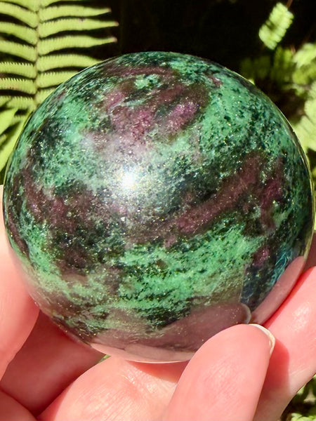 Ruby in Zoisite Sphere - Morganna’s Treasures